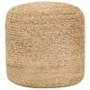vidaXL Handmade Pouffe 40×45 cm Jute