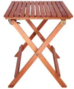 vidaXL 3 Piece Bistro Set for Children Solid Eucalyptus Wood