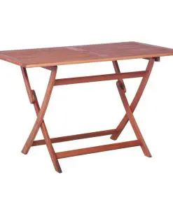 vidaXL 5 Piece Outdoor Dining Set Solid Eucalyptus Wood and Textilene