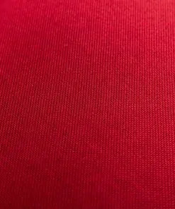 vidaXL 2 Piece Armchair and Stool Set Wine Red Fabric