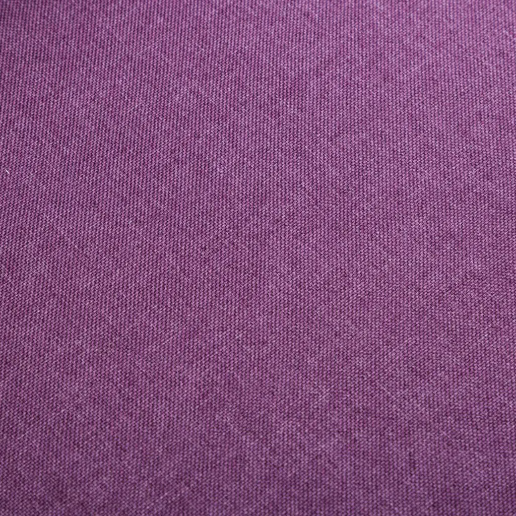 vidaXL 2 Piece Armchair and Stool Set Purple Fabric