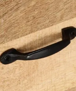 vidaXL TV Cabinet 130x30x45 cm Solid Mango Wood