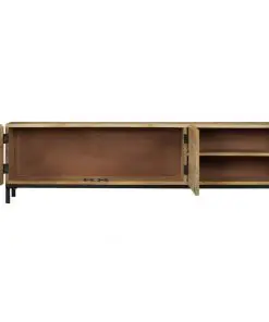 vidaXL TV Cabinet 145x30x41 cm Solid Mango Wood