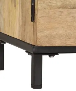 vidaXL TV Cabinet 145x30x41 cm Solid Mango Wood