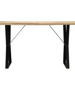 vidaXL Dining Table 140x80x76 cm Solid Mango Wood