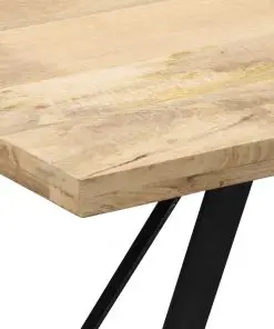 vidaXL Dining Table 140x80x76 cm Solid Mango Wood