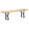 vidaXL Bench 160 cm Solid Mango Wood vidaXL Bench 160 cm Solid Mango Wood