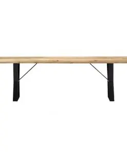 vidaXL Bench 160 cm Solid Mango Wood