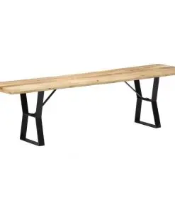 vidaXL Bench 160 cm Solid Mango Wood