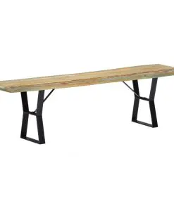 vidaXL Bench 160 cm Solid Reclaimed Wood