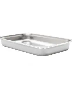 vidaXL Gastronorm Containers 4 pcs GN 1/1 65 mm Stainless Steel