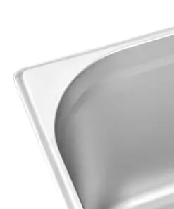 vidaXL Gastronorm Containers 2 pcs GN 1/1 200 mm Stainless Steel