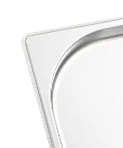 vidaXL Gastronorm Containers 8 pcs GN 1/2 20 mm Stainless Steel