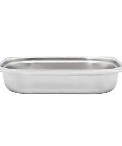 vidaXL Gastronorm Containers 4 pcs GN 1/2 65 mm Stainless Steel