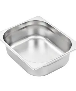 vidaXL Gastronorm Containers 4 pcs GN 1/2 100 mm Stainless Steel
