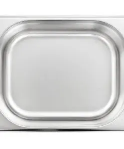 vidaXL Gastronorm Containers 4 pcs GN 1/2 100 mm Stainless Steel