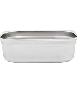 vidaXL Gastronorm Containers 4 pcs GN 1/2 100 mm Stainless Steel