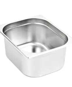 vidaXL Gastronorm Containers 2 pcs GN 1/2 150 mm Stainless Steel