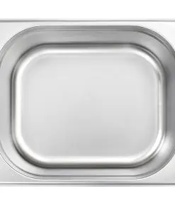 vidaXL Gastronorm Containers 2 pcs GN 1/2 150 mm Stainless Steel