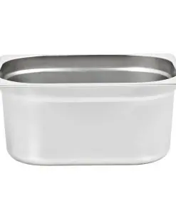 vidaXL Gastronorm Containers 2 pcs GN 1/2 150 mm Stainless Steel