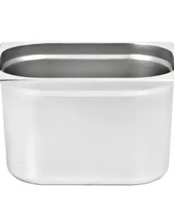 vidaXL Gastronorm Containers 2 pcs GN 1/2 200 mm Stainless Steel