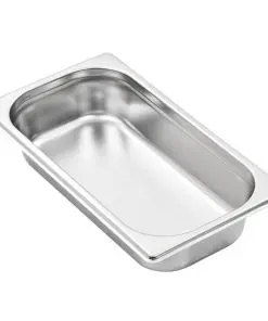 vidaXL Gastronorm Containers 8 pcs GN 1/3 65 mm Stainless Steel