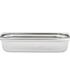vidaXL Gastronorm Containers 8 pcs GN 1/3 65 mm Stainless Steel