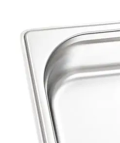 vidaXL Gastronorm Containers 8 pcs GN 1/3 65 mm Stainless Steel