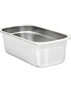 vidaXL Gastronorm Containers 8 pcs GN 1/3 100 mm Stainless Steel