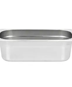 vidaXL Gastronorm Containers 8 pcs GN 1/3 100 mm Stainless Steel