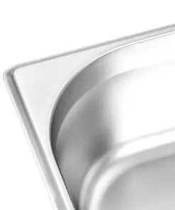 vidaXL Gastronorm Containers 8 pcs GN 1/3 100 mm Stainless Steel