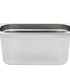 vidaXL Gastronorm Containers 4 pcs GN 1/3 150 mm Stainless Steel