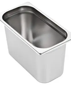 vidaXL Gastronorm Containers 4 pcs GN 1/3 200 mm Stainless Steel