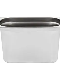 vidaXL Gastronorm Containers 4 pcs GN 1/3 200 mm Stainless Steel