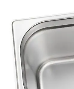 vidaXL Gastronorm Containers 4 pcs GN 1/3 200 mm Stainless Steel