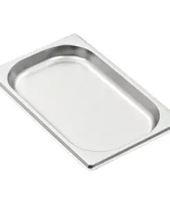 vidaXL Gastronorm Containers 12 pcs GN 1/4 20 mm Stainless Steel