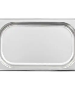 vidaXL Gastronorm Containers 12 pcs GN 1/4 20 mm Stainless Steel