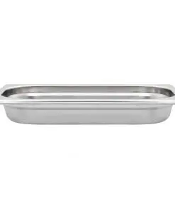 vidaXL Gastronorm Containers 12 pcs GN 1/4 40 mm Stainless Steel