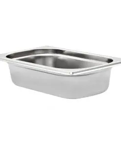 vidaXL Gastronorm Containers 8 pcs GN 1/4 65 mm Stainless Steel