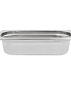 vidaXL Gastronorm Containers 8 pcs GN 1/4 65 mm Stainless Steel