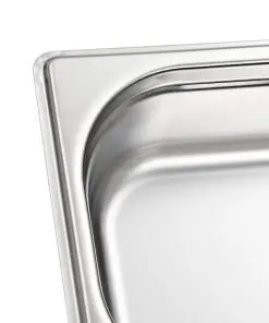 vidaXL Gastronorm Containers 8 pcs GN 1/4 65 mm Stainless Steel