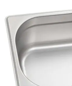 vidaXL Gastronorm Containers 8 pcs GN 1/4 100 mm Stainless Steel