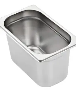 vidaXL Gastronorm Containers 4 pcs GN 1/4 150 mm Stainless Steel