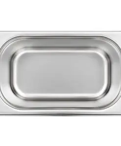 vidaXL Gastronorm Containers 4 pcs GN 1/4 150 mm Stainless Steel