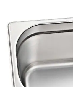 vidaXL Gastronorm Containers 4 pcs GN 1/4 150 mm Stainless Steel