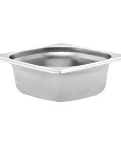 vidaXL Gastronorm Containers 12 pcs GN 1/6 65 mm Stainless Steel