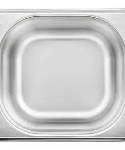 vidaXL Gastronorm Containers 12 pcs GN 1/6 65 mm Stainless Steel