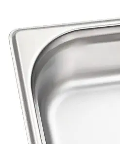 vidaXL Gastronorm Containers 12 pcs GN 1/6 65 mm Stainless Steel