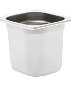 vidaXL Gastronorm Containers 8 pcs GN 1/6 150 mm Stainless Steel