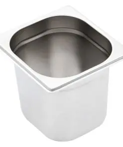 vidaXL Gastronorm Containers 8 pcs GN 1/6 150 mm Stainless Steel